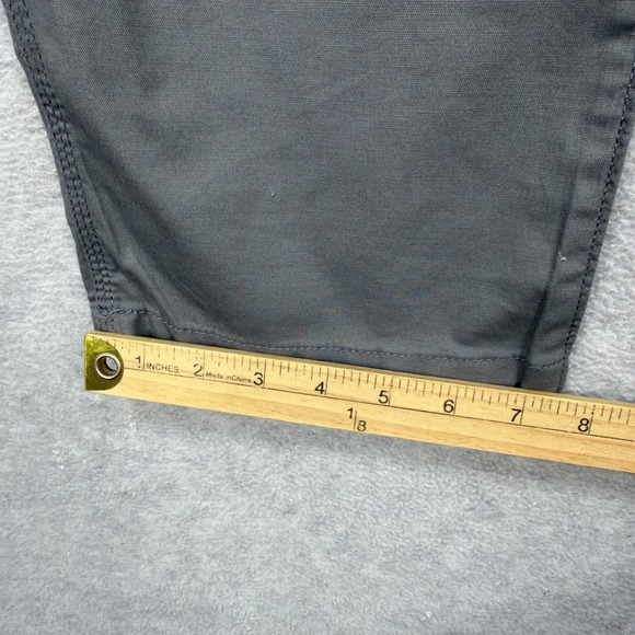 Carhartt Pants Mens 36x30* Steel Grey Force Twill 5 Pocket Relaxed Work Utility - Picture 12 of 12